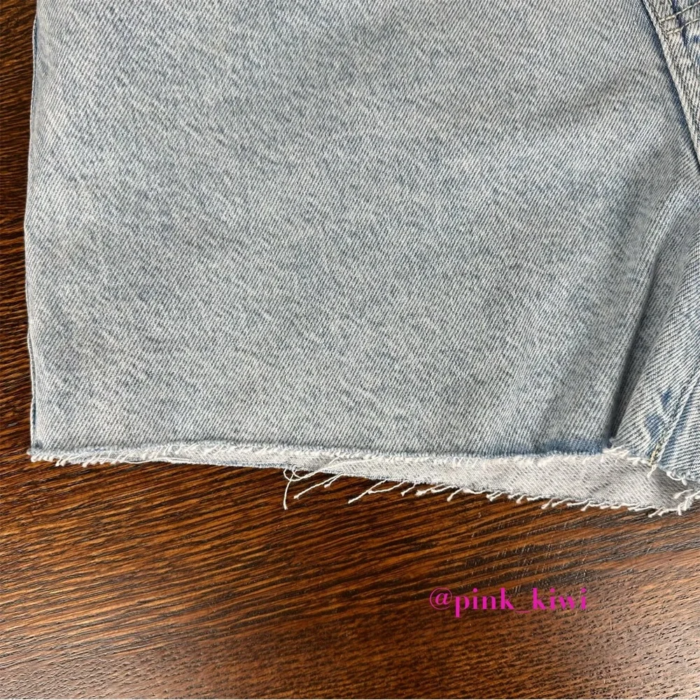 Hudson Gracie Raw Edge Hem Jean Shorts
